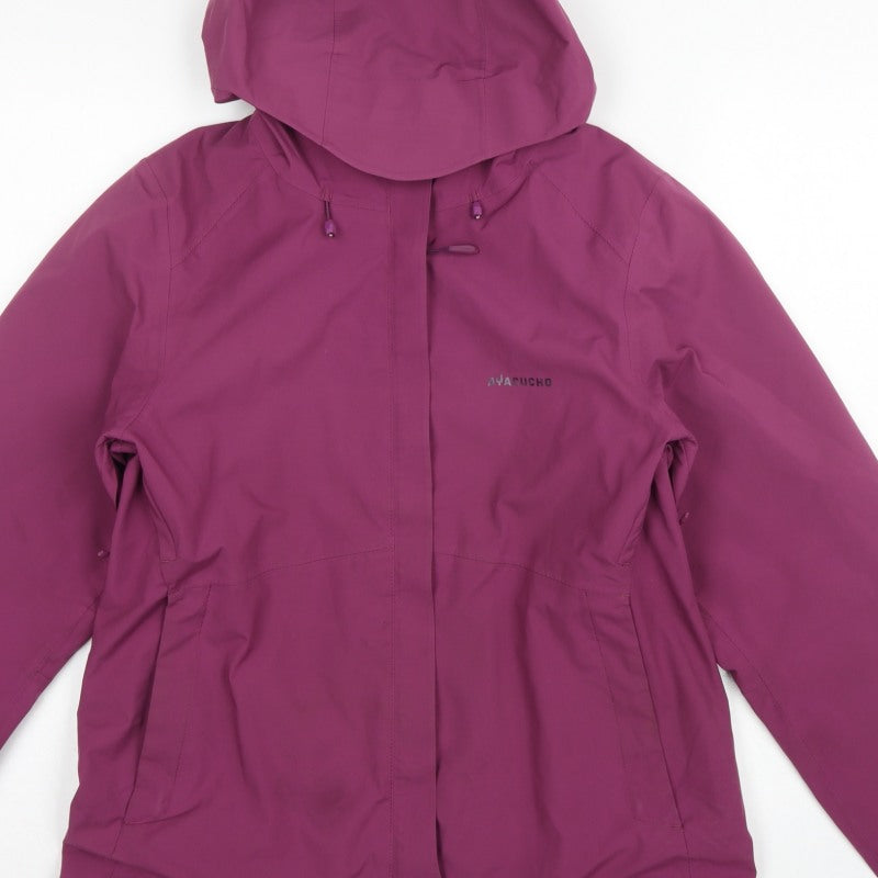 Ayacucho Women’s Purple M Yosemite Waterproof Hooded Rain Jacket