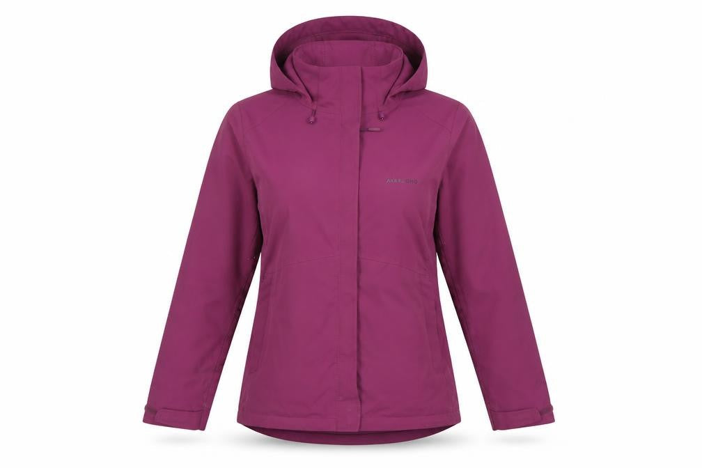 Ayacucho Women’s Purple M Yosemite Waterproof Hooded Rain Jacket