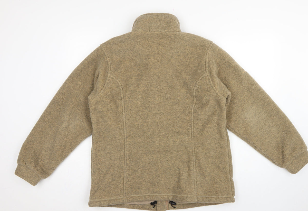 Lowe Alpine Women’s Beige S Polartec Fleece Full Zip Outdoor Jacket