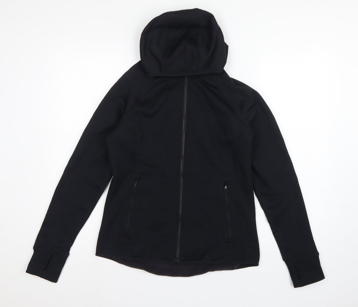 M&S Goodmove Women’s Black UK 12 Hooded Softshell Zip Jacket