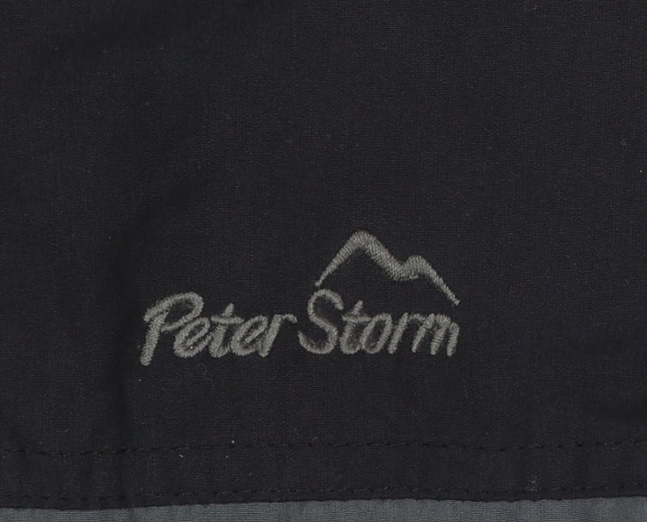 Peter Storm Men's Black Grey XL Puffer Bodywarmer Quilted Gilet