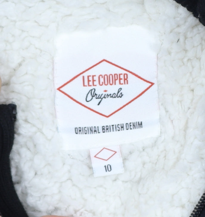 Lee Cooper Women’s Green UK 10 Hooded Quilted Puffer Jacket Coat