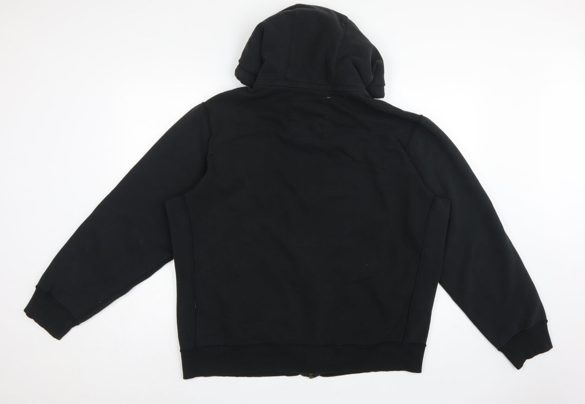 Drift King Men’s Black 2XL Full Zip Embroidered Hoodie