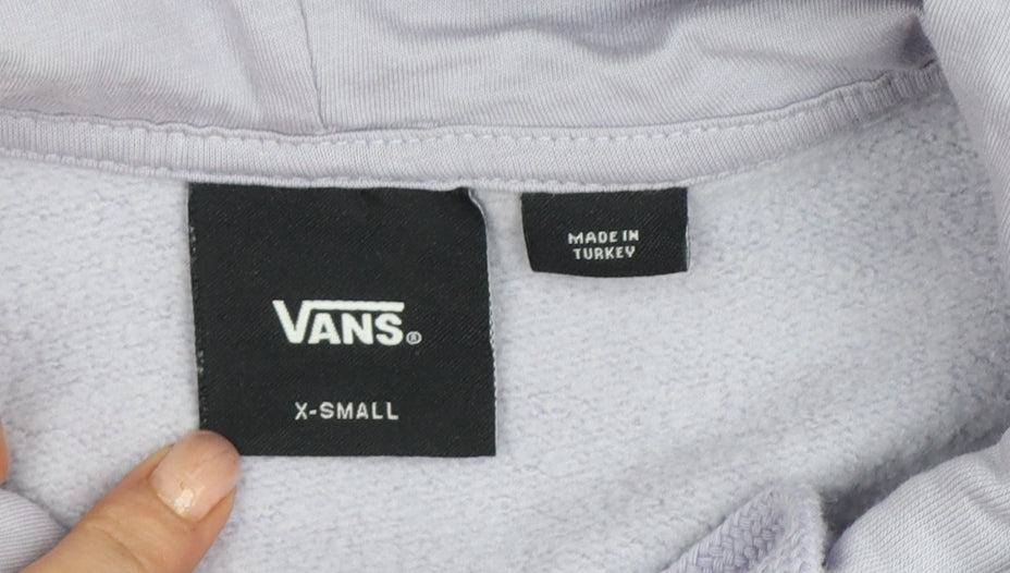 Vans Women’s Purple XS Pullover Hoodie Snake Logo Graphic Fleece