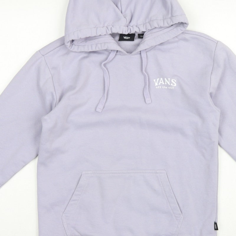 Vans Women’s Purple XS Pullover Hoodie Snake Logo Graphic Fleece