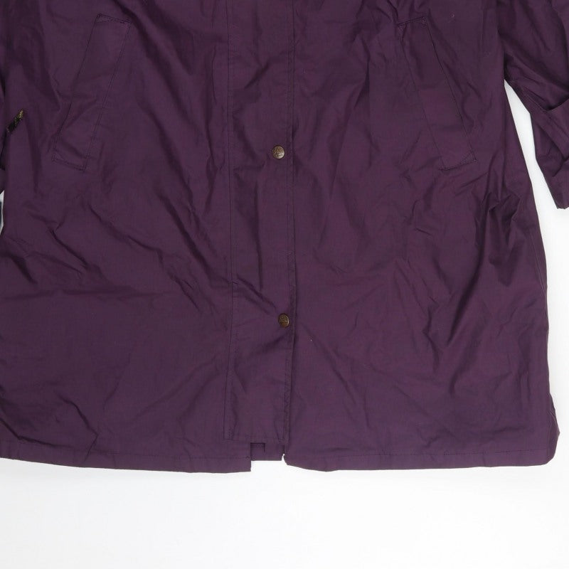 Target Dry Women’s Purple Size 16 Long Rain Coat Outdoor