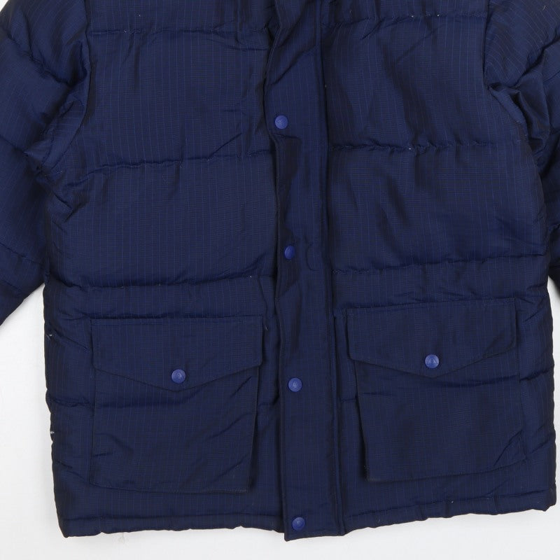 Atlantic Sport Men's Blue Small Puffer Jacket Quilted Down Insulated