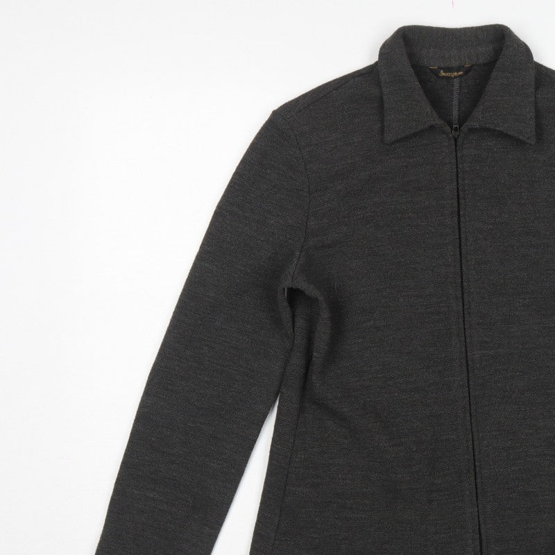 Inscription Women’s Grey UK 10 Knit Full Zip Collared Jacket