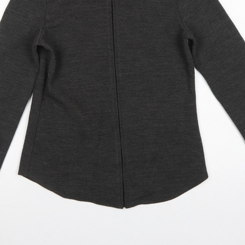 Inscription Women’s Grey UK 10 Knit Full Zip Collared Jacket