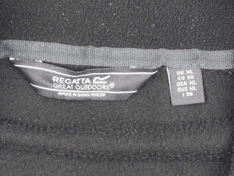 Regatta Men’s Black XL Full Zip Fleece Outdoor Jacket