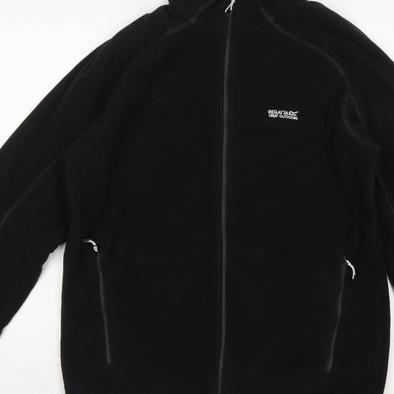 Regatta Men’s Black XL Full Zip Fleece Outdoor Jacket