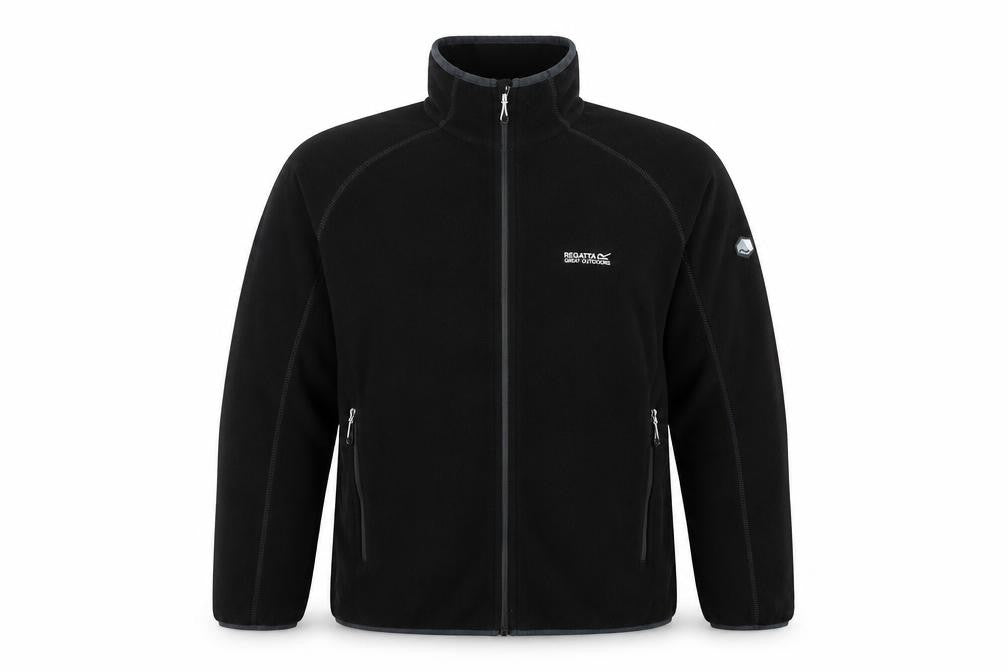 Regatta Men’s Black XL Full Zip Fleece Outdoor Jacket