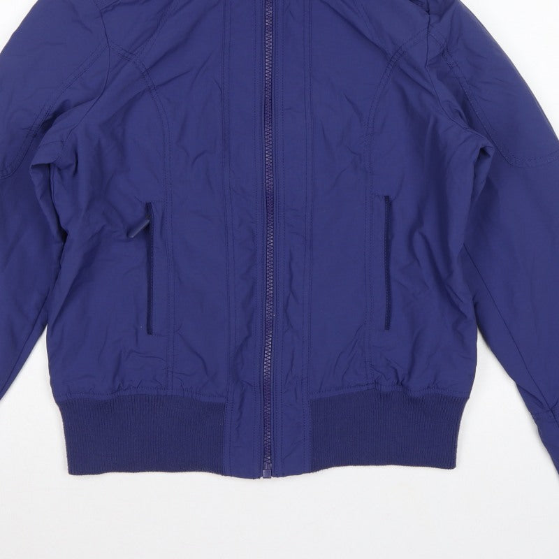 Next Women’s Blue Size 16 Hooded Bomber Jacket Full Zip