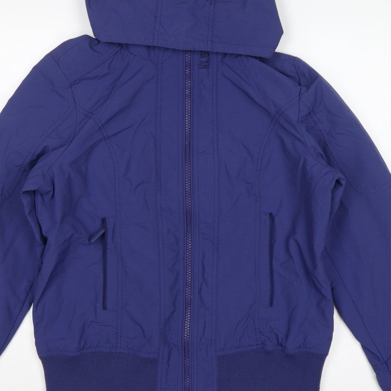 Next Women’s Blue Size 16 Hooded Bomber Jacket Full Zip