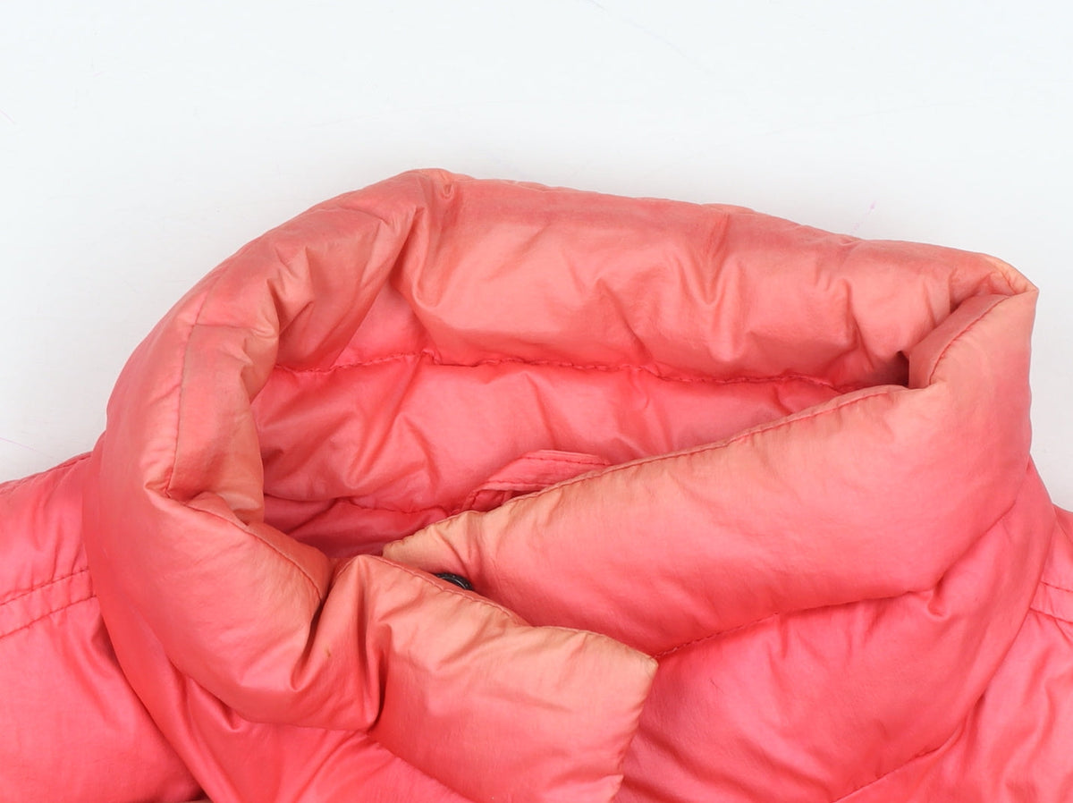 Timberland Women Pink L Quilted Down Puffer Gilet Waistcoat