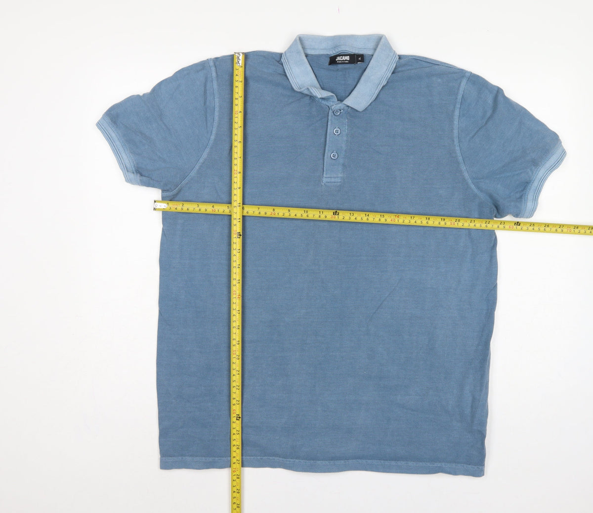 Jacamo Men’s Blue XL Short Sleeve Classic Polo Shirt