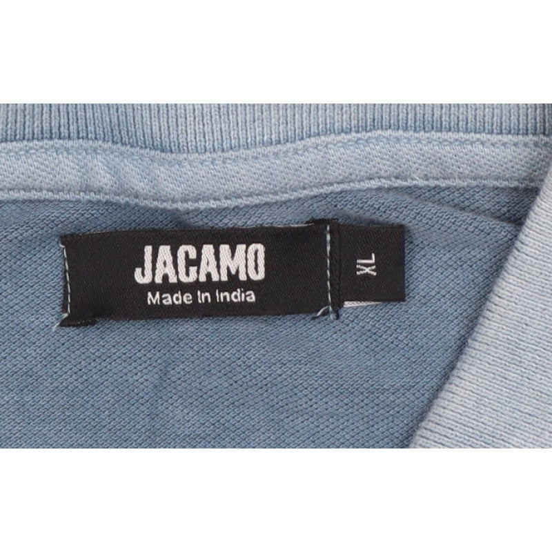 Jacamo Men’s Blue XL Short Sleeve Classic Polo Shirt