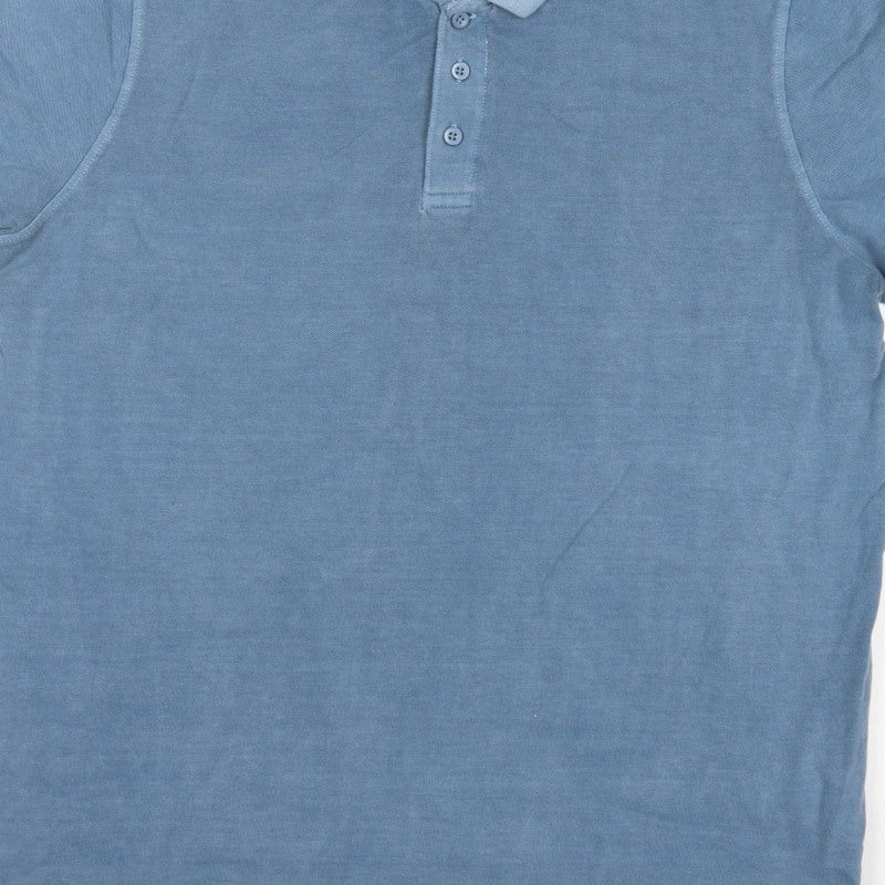 Jacamo Men’s Blue XL Short Sleeve Classic Polo Shirt