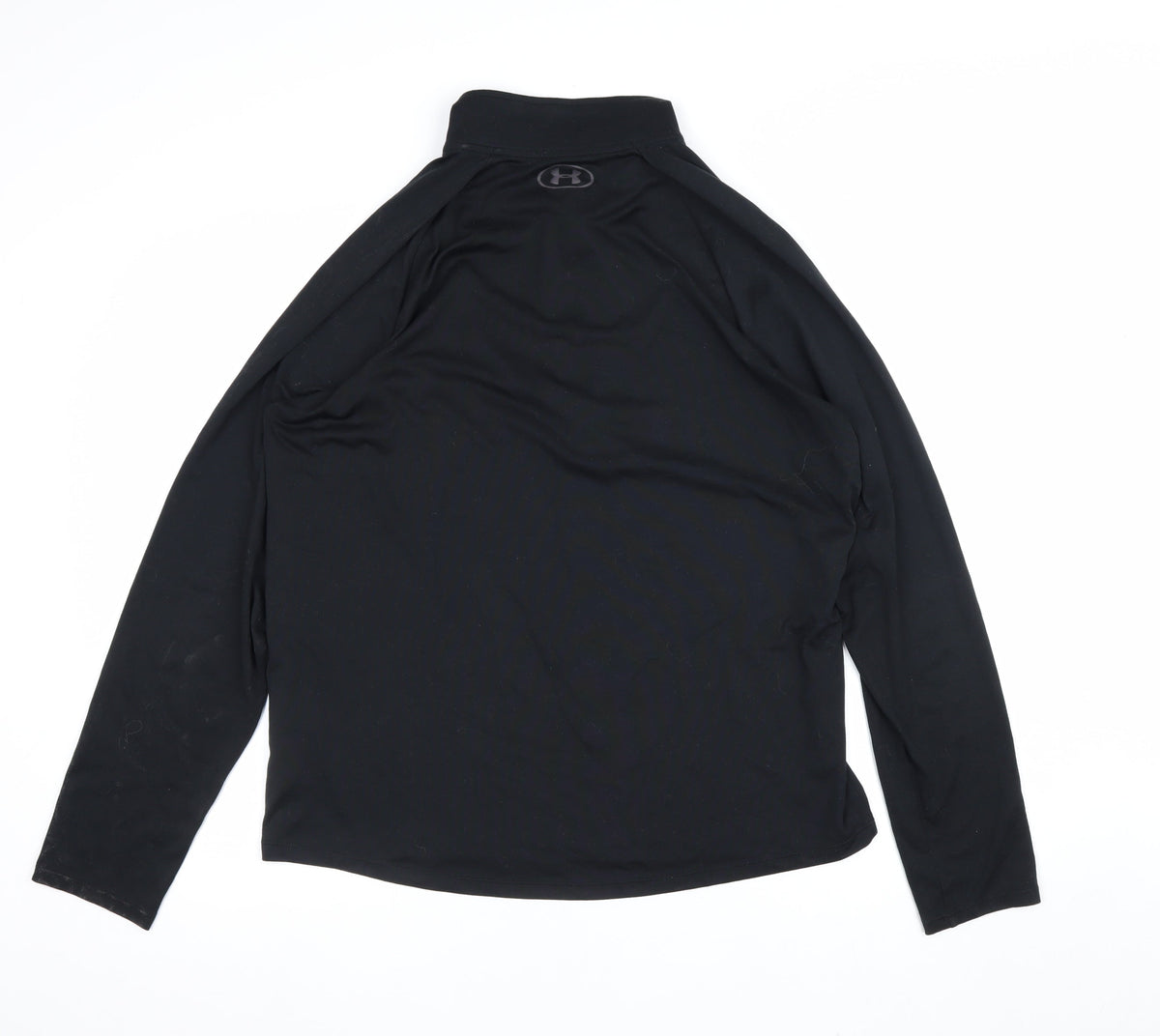 Under Armour Men Black L Athletic 1/4 Zip Long Sleeve Pullover
