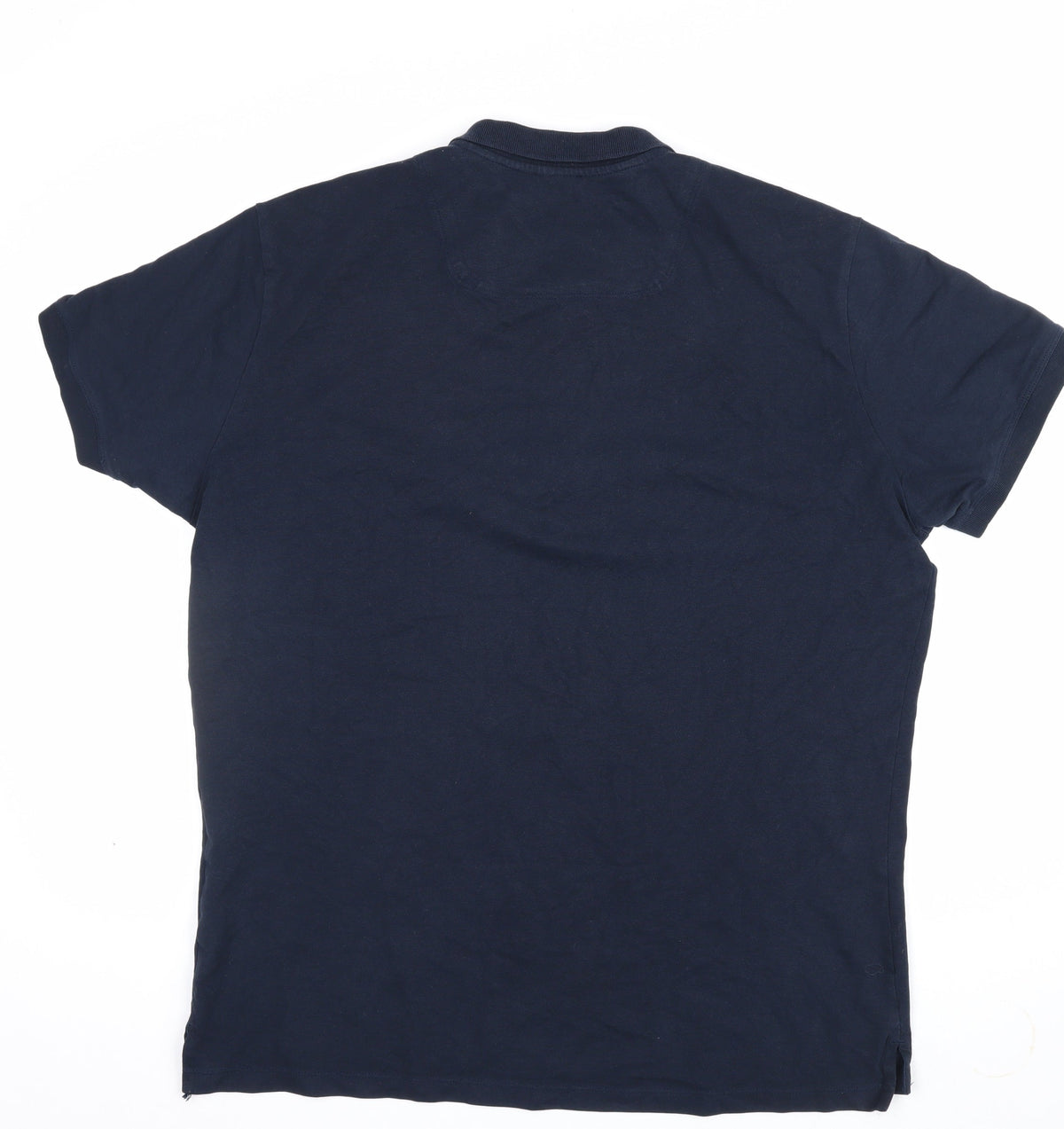 Brand and care label for Diesel Men’s Navy Blue XL Short Sleeve Logo Polo Shirt