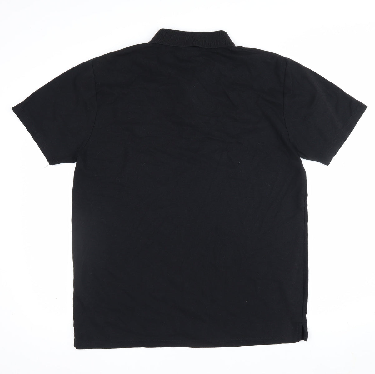 Brand and care label for Liverpool FC Men’s Black XL Embroidered Football Polo Shirt