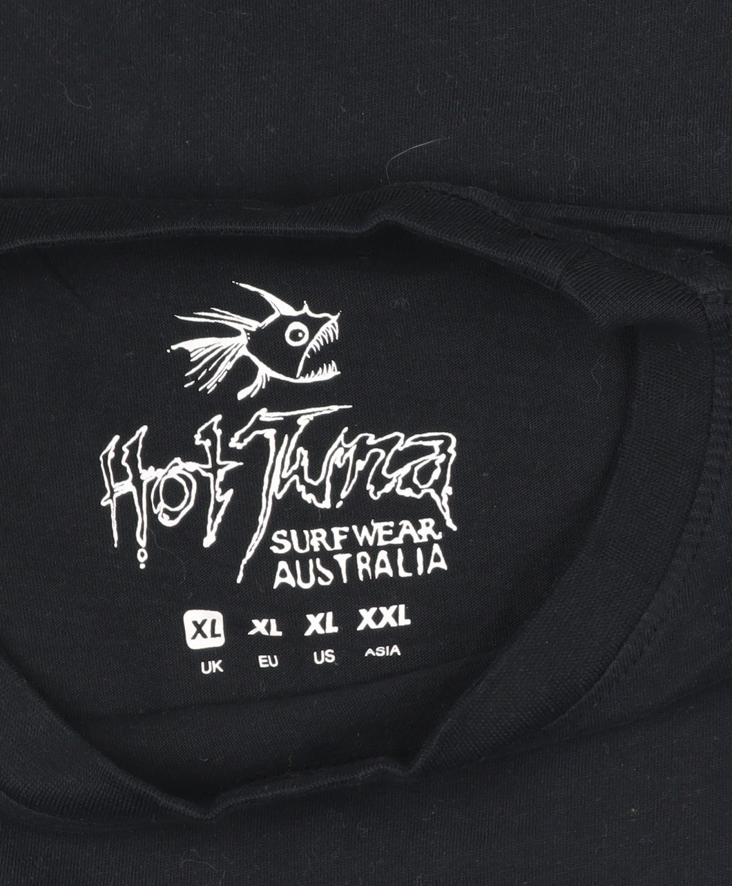 Hot Tuna Men's Black XL Fish Graphic Surfwear T-Shirt