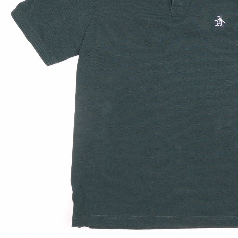 Additional view of Original Penguin men’s green m classic embroidered logo polo shirt