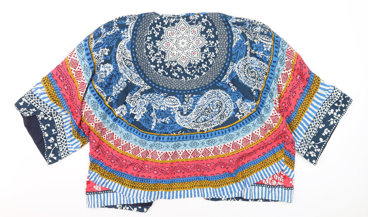 Monsoon Women's Multicoloured L Boho Paisley Kimono Jacket