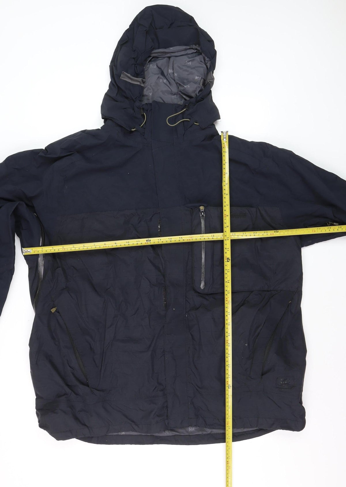 Helly Hansen Men’s Navy 2XL Hooded Ski Jacket Waterproof