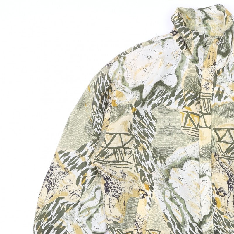 Kim Rogers Sport Men’s Multicoloured M Silk Animal Print Jacket