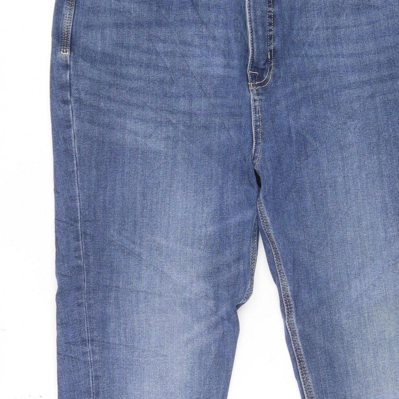 Marks and Spencer Women Blue Size 14 Short Ivy Magic Skinny Jeans