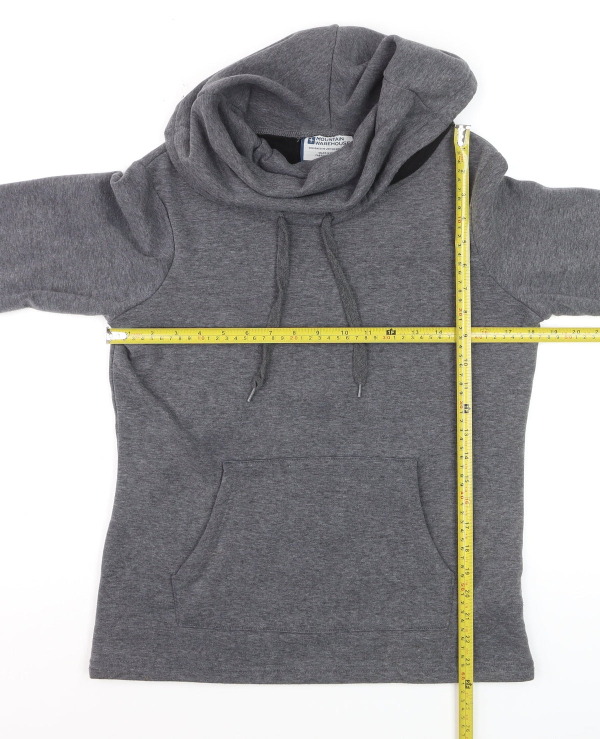 Mountain Warehouse Women’s Grey UK 8 Pullover Hoodie Hooded Pockets