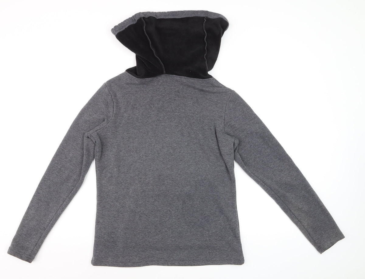 Mountain Warehouse Women’s Grey UK 8 Pullover Hoodie Hooded Pockets