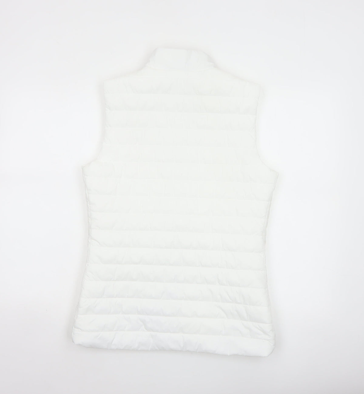 TOG24 Women’s White Size 8 Padded Puffer Gilet Waistcoat