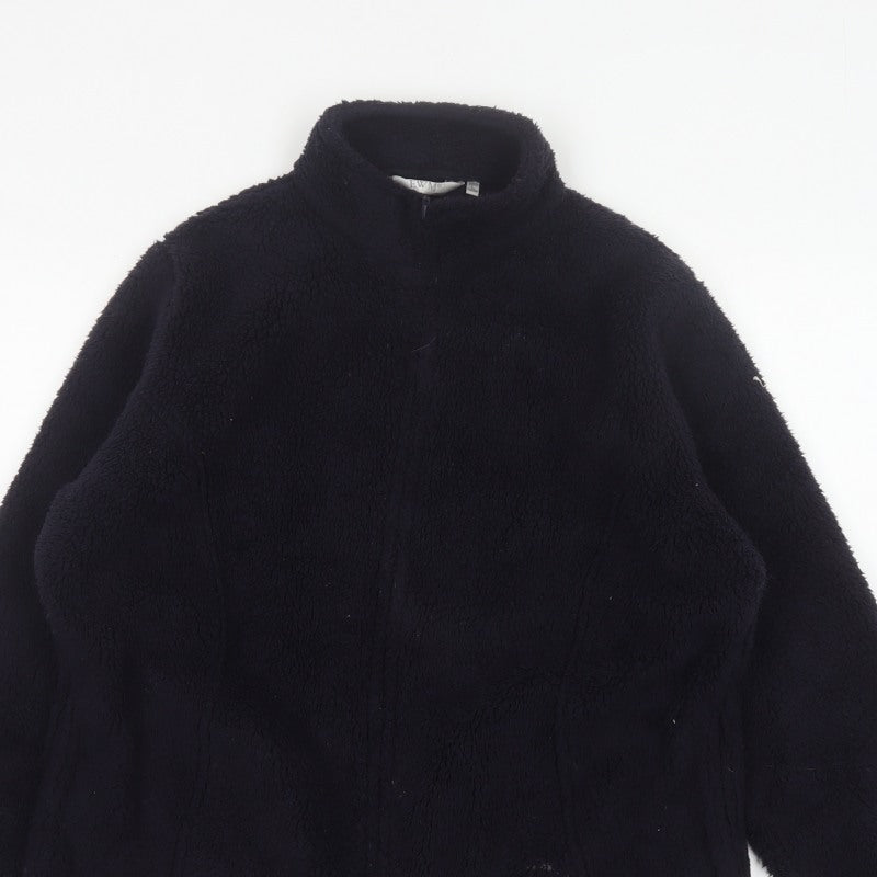 EWM Women’s Black Size 20 Fleece 1/4 Zip Collared Jacket