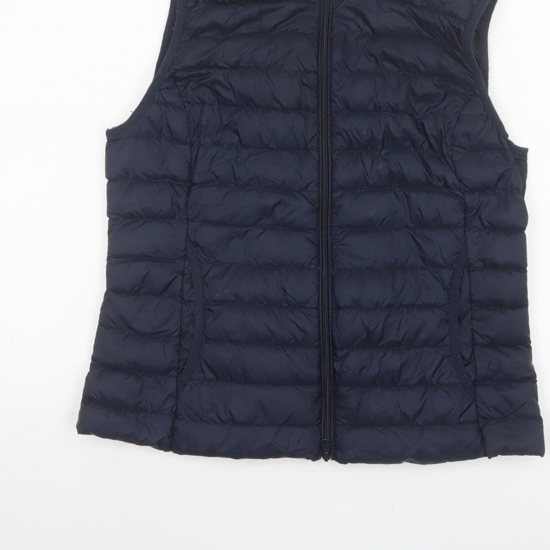 Betty Barclay Women Navy UK 12 Puffer Gilet Down Quilted Bodywarmer