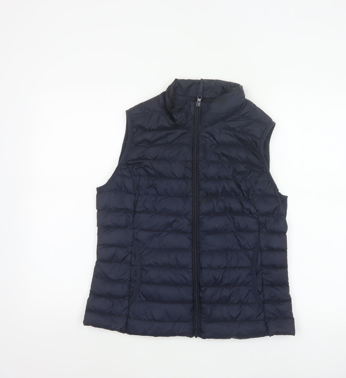 Betty Barclay Women Navy UK 12 Puffer Gilet Down Quilted Bodywarmer