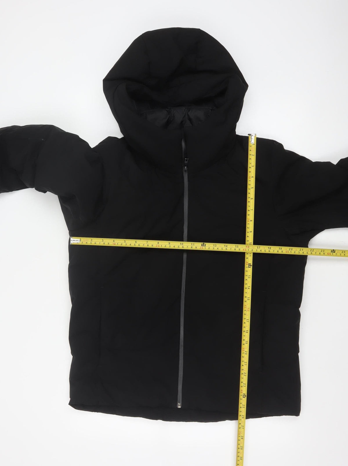 Uniqlo Women Black S Hooded Down Puffer Jacket Windproof