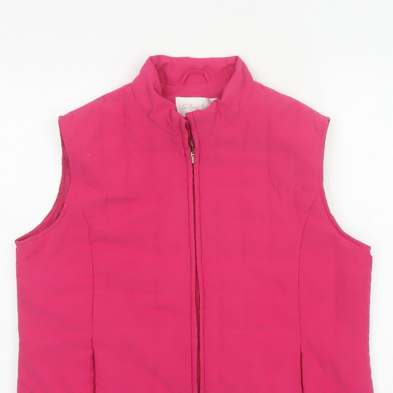 Style by EWM Women Pink Size 14 Padded Quilted Puffer Waistcoat Gilet
