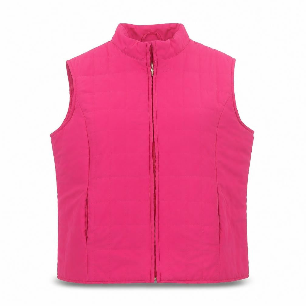 Style by EWM Women Pink Size 14 Padded Quilted Puffer Waistcoat Gilet