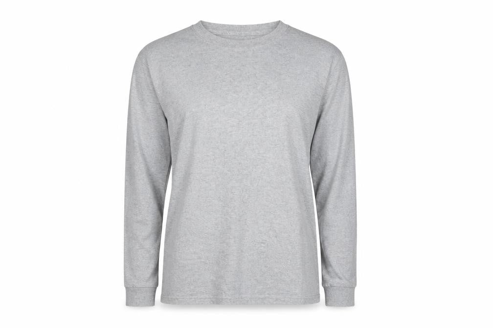 Carhartt Women Grey S Original Fit Long Sleeve Crew Neck T-Shirt
