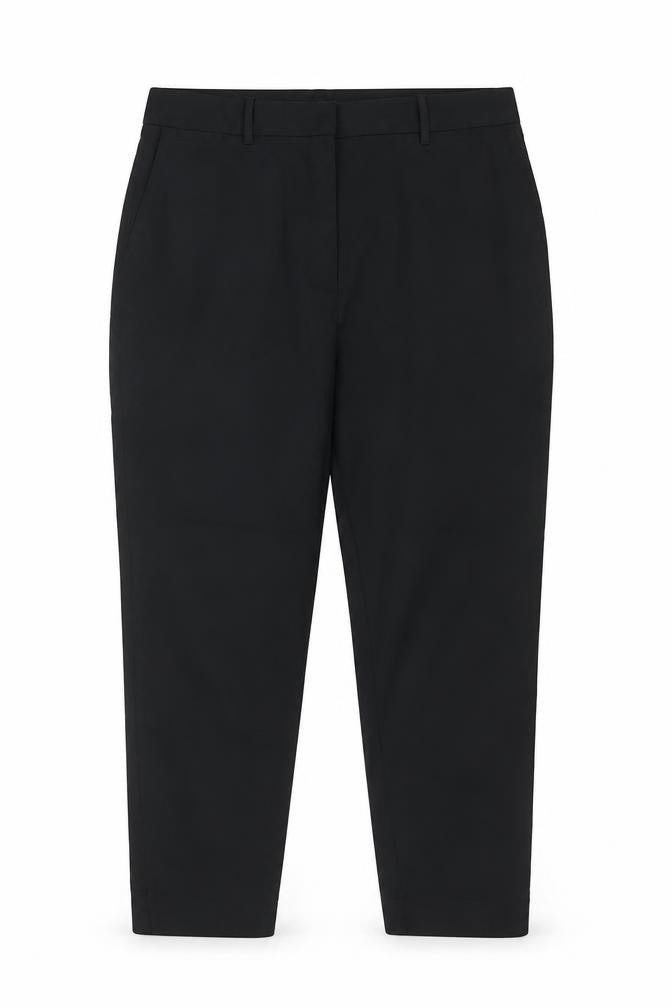 M&S Women Black Size 16 Regular Tapered Tailored Work Trousers