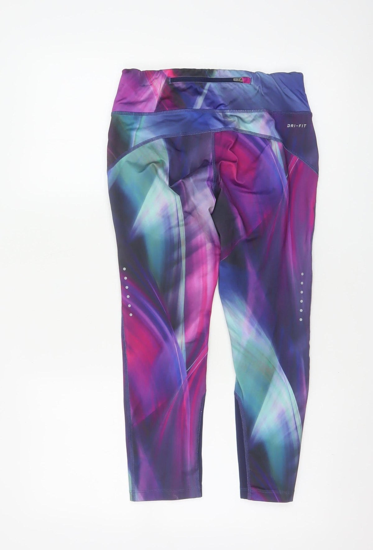 Nike Women’s Multicoloured S Dri-FIT Cropped Running Leggings