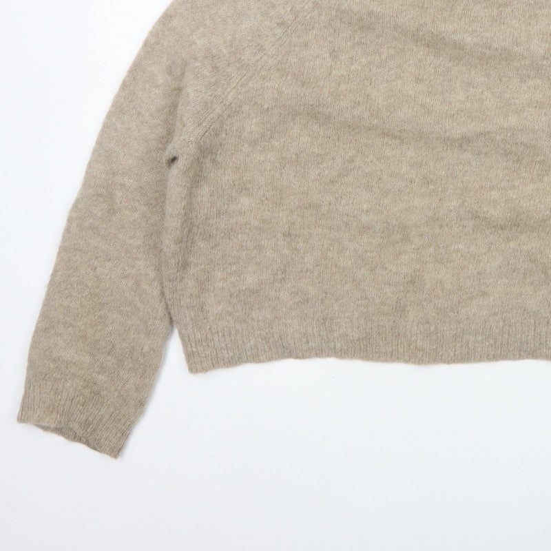 Samsøe Samsøe Women Beige Alpaca Blend Crew Neck Jumper Size S