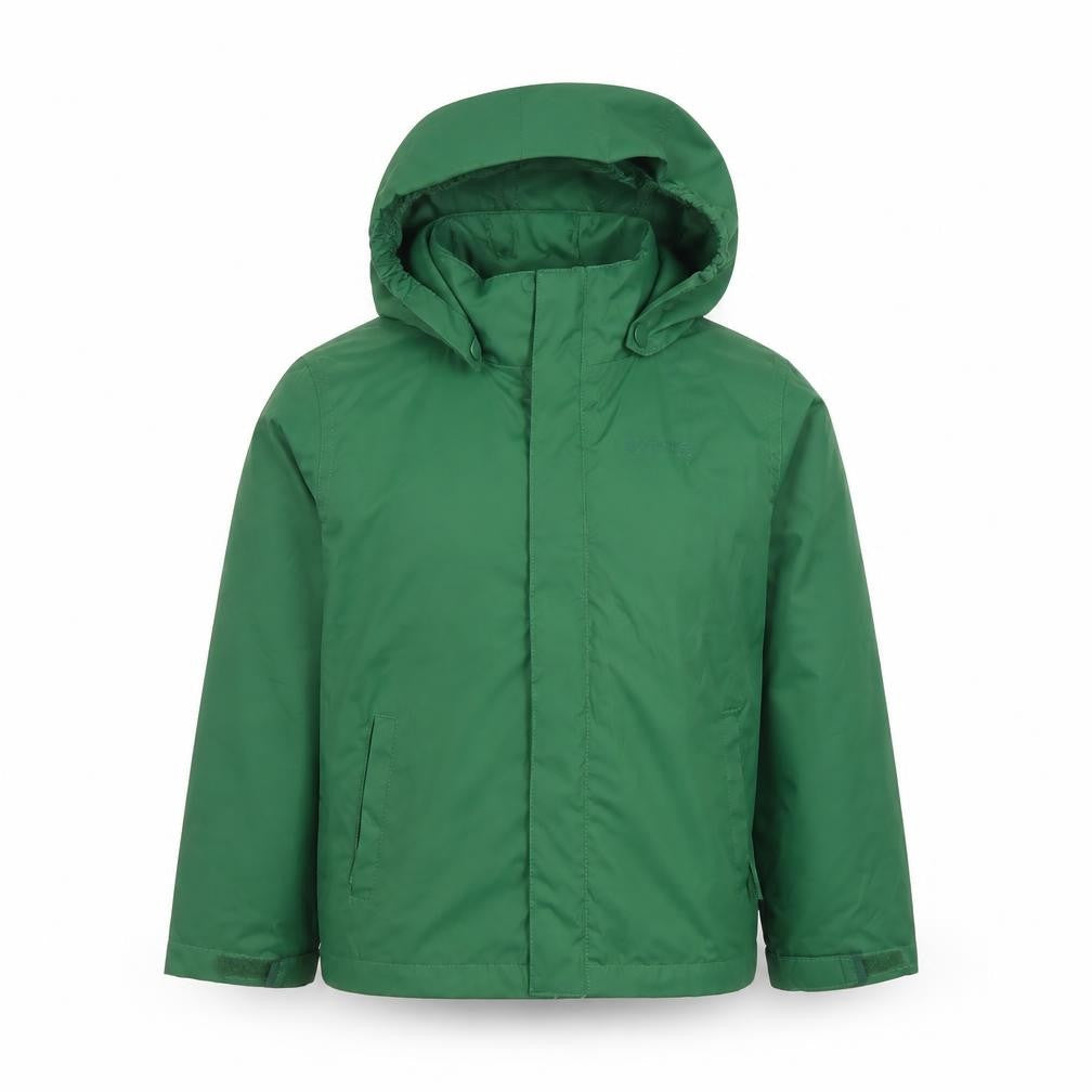 Mountain Warehouse Boys Green 5-6 Years Hooded Water Resistant Rain Jacket