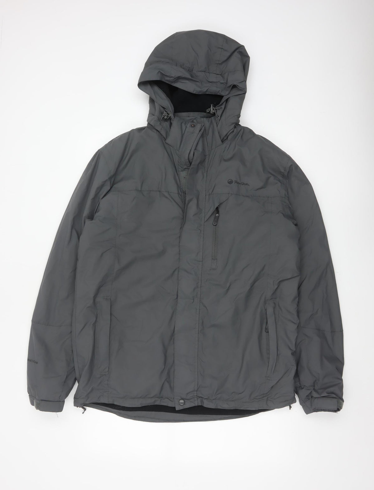 Peter Storm Mens Grey M Hooded Waterproof Insulated Ski Jacket