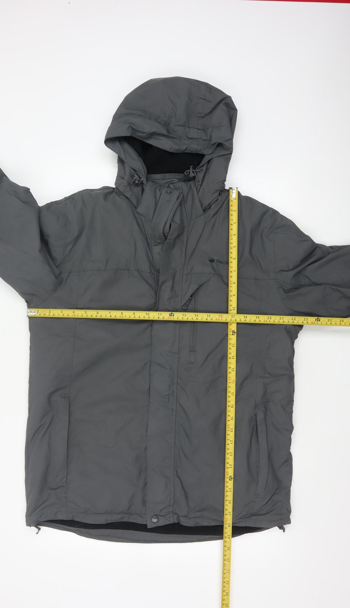 Peter Storm Mens Grey M Hooded Waterproof Insulated Ski Jacket