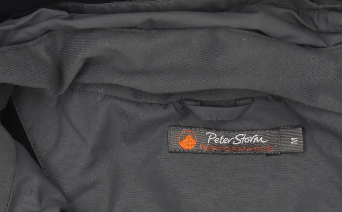 Peter Storm Mens Grey M Hooded Waterproof Insulated Ski Jacket
