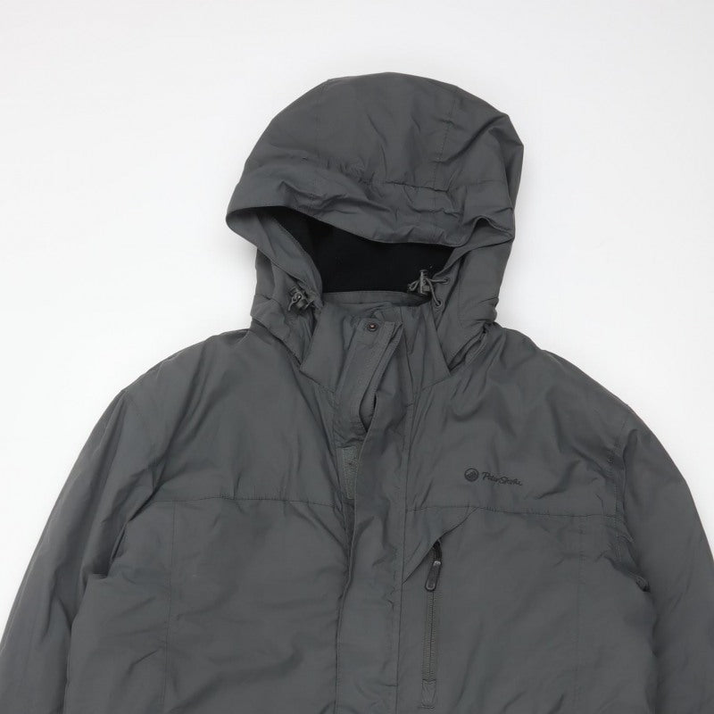 Peter Storm Mens Grey M Hooded Waterproof Insulated Ski Jacket
