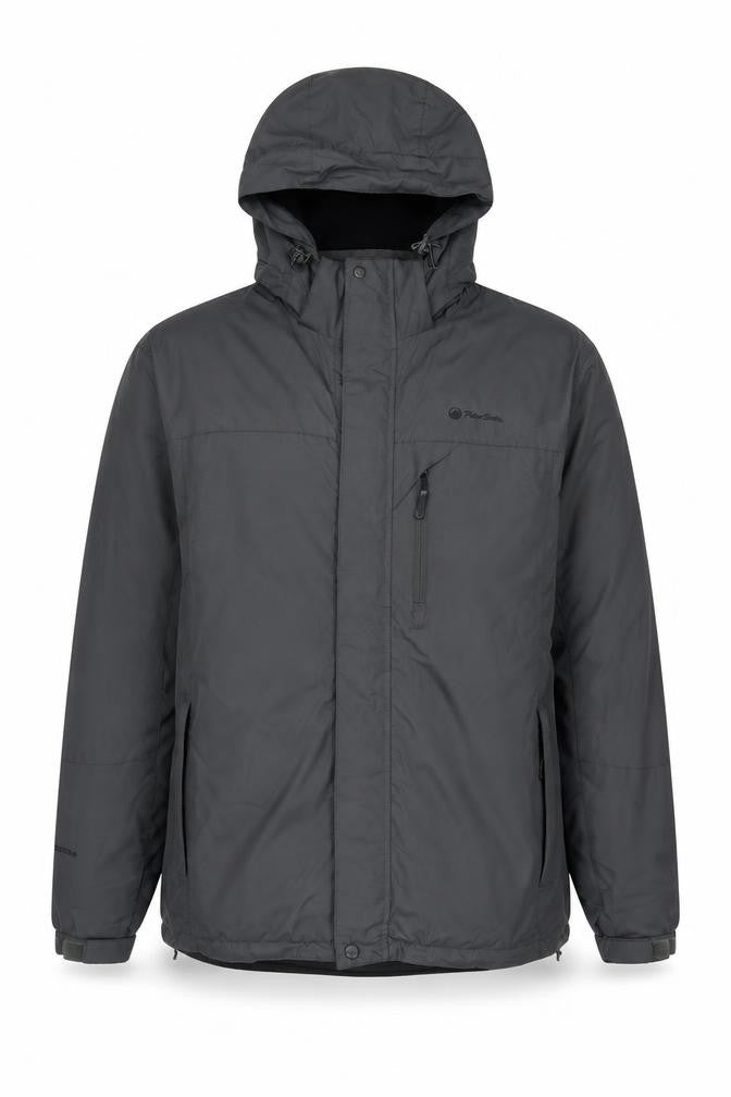 Peter Storm Mens Grey M Hooded Waterproof Insulated Ski Jacket